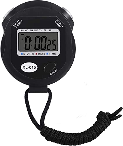 KingL Digital Stopwatch Timer – Interval Timer with Large Display.(Type A Stopwatch*1)