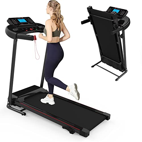 Home Treadmill with Incline, Electric Walking Machine for Home Workouts, 15 Preset & Adjustable Programs, 250 LB Weight Capacity, MP3 Compatibility