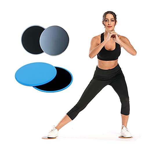 Sliders for Working Out 4 Exercise Sliders Core Exercise Sliders Dual Sided Disks for Abdominal Exercise, Strengthen Core, Glutes, Abs, Fitness Equipment