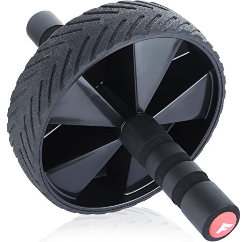 Fitnessery Ab Roller – Home Gym Equipment Ab Wheel – Ab Roller Wheel Exercise Equipment for Abs Workout – Abs Roller Gym Equipment for Home – Ab Workout Equipment for Abdominal Exercise