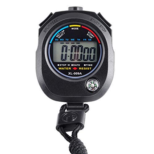 KingL Digital Stopwatch Timer – Interval Timer with Large Display.