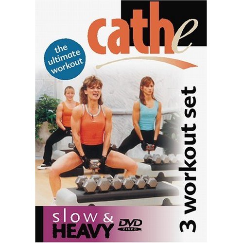 Cathe Friedrich Slow & Heavy Strength Training Workout DVD – 3 Heavy Weight Strength & Toning Workouts On One DVD