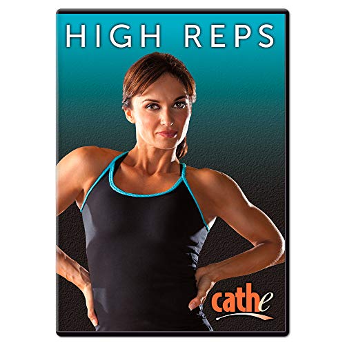 Cathe Friedrich High Reps Total Body Workout DVD For Women and Men – Use This Strength Training DVD To Tone and Sculpt Your Lower Body, Legs, Glutes, Upper Body, Back, Chest, Arms, and Shoulders