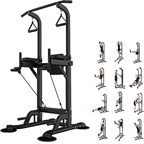 Power Tower Exercise Equipment, Power Tower Pull Up Bar, Power Tower Dip Station,Power Tower Workout, Multi-Function Strength Training Equipment for Home Gym Stand Workout Station