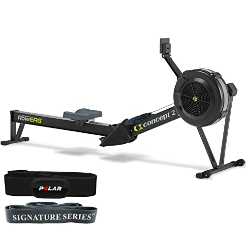 Concept2 Model D Indoor Rowing Machine with PM5 Performance Monitor and Polar H10 ANT+ Heart Rate Monitor, M-XXL: 26-36″ HRM