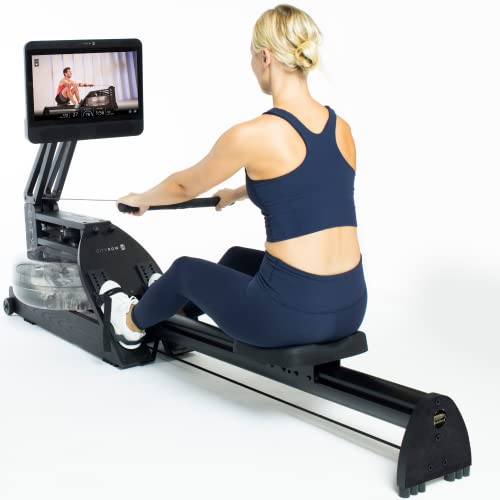 CITYROW Max Rower – Portable Rowing Machine for Home – Gym Quality Exercise Equipment – Low Impact, High Intensity Row Machine for All Fitness Levels – Large HD Touchscreen with Bluetooth Connectivity