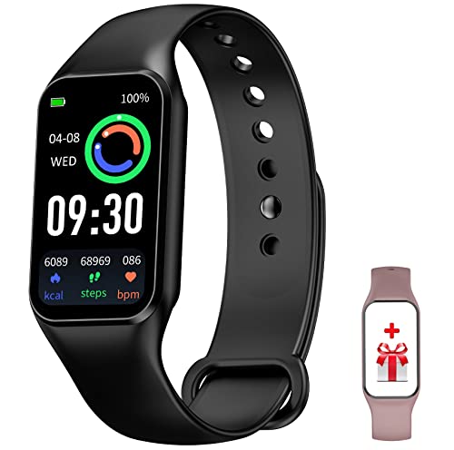 Smart Watch for Men Women – Oximeter (SpO2) Calorie Pedometer, Sleep and Heart Rate Monitor, 24 Sports Modes 1.47 Inch HD Screen, iP68 Waterproof, Fitness Tracker Compatible with Android and iOS Phone