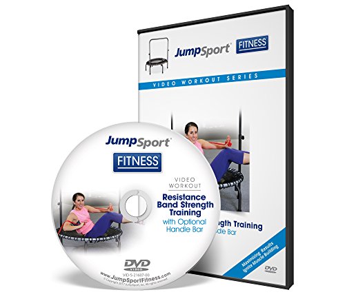 JumpSport Resistance Band Strength Training with Optional Handle Bar Workout DVD