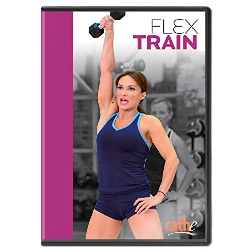 Cathe Friedrich Flex Train Fat Burning Low Impact Workout DVD For Women – Mixes Metabolic Training with High-Rep Strength Training – Use For Cardio, HIIT Training, Weight Loss, Sculpting and Toning , and Fat Burning