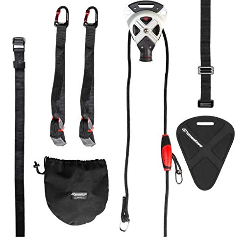 CrossCore Suspension Trainer Home Kit Bundle | at-Home 360 Rotational Pulley Bodyweight Training