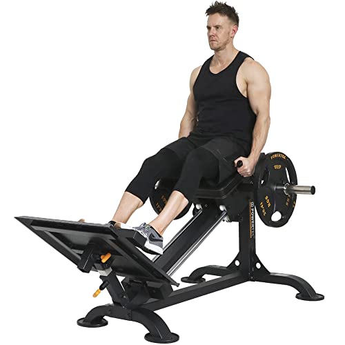 Powertec Fitness Weight Sled – Leg Press Machine, 700 LB Capacity, Black – Professional Home Gym Equipment – Heavy Duty Exercise Equipment for Lower Body Workout