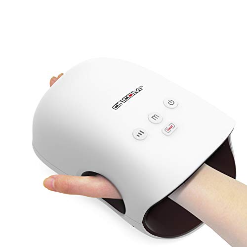 CINCOM Hand Massager – Cordless Hand Massager with Heat and Compression for Arthritis and Carpal Tunnel – Gifts for Women(White)