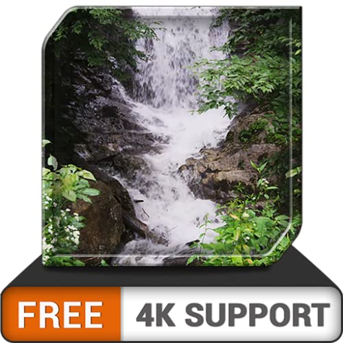 FREE Awesome Waterfall HD – Decor your room with beautiful Waterfall Scenery on your HDR 4K TV 8K TV and fire devices as a wallpaper & theme for mediation & peace and for christmas Holidays