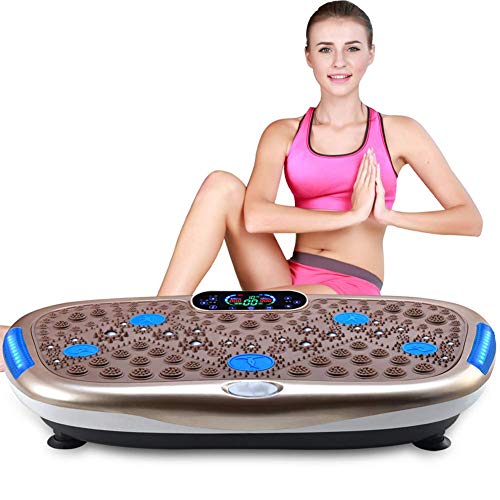 XBSLJ Vibration Trainers Vibration Plate Gym Machine, Foot Magnet Shiatsu Massage Exercise Platform – for Weight Loss & Body Toning