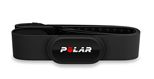 POLAR H10 Heart Rate Monitor, Bluetooth HRM Chest Strap – iPhone & Android Compatible, Black