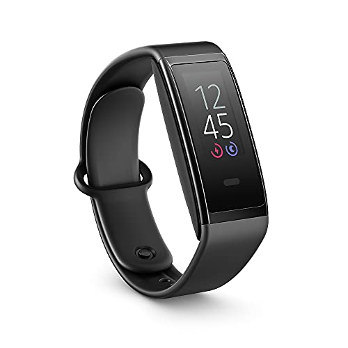 Amazon Halo View fitness tracker, with color display for at-a-glance access to heart rate, activity, and sleep tracking – Active Black – Small/Medium