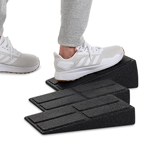 Calf Stretcher, 3pcs Slant Board for Physical Therapy Leg Exercisers, Adjustable Knee Wedge, Mobilization Wedge for Stretching, Leg Extender, Calf Extender