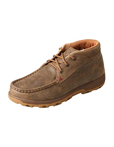 Twisted X Women’s Chukka Driving Moc with CellStretch, Bomber, 6.5(W)