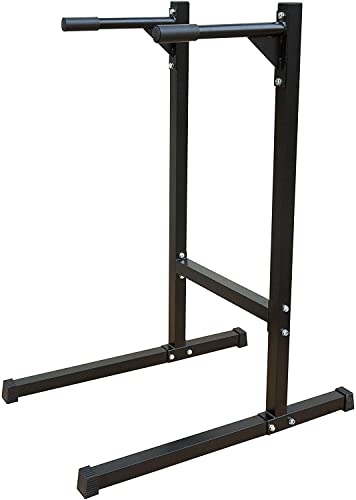 Dip Stands Pull Up Bar Heavy Duty Strength Training Power Tower Dip Station for Home Gym 500lb Capability