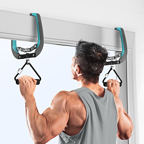 iTHERAU Pull Up Bar for Doorway, World’s Best Portable Pullup Bar with Safe Smart Clamp, No Installation Upper Body Workout Chin Up Bar for Home and Travel Strength Training