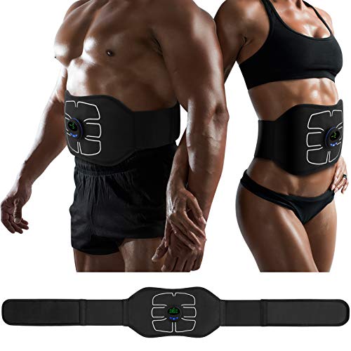 MarCoolTrip MZ ABS Stimulator,Ab Machine,Abdominal Toning Belt Workout Portable Ab Stimulator Home Office Fitness Workout Equipment for Abdomen