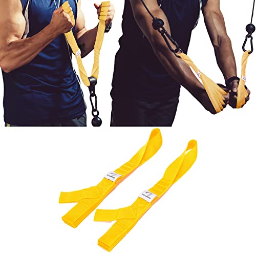 Ultimate Forearm Workout Straps, Gym Wrist Wraps with Extra Hand Grips Support for Strength Training, Pull Up Exercise Equipment Cable Machine Attachments, Pull Up Straps