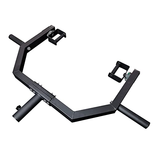 Viking Press Landmine Handle for 2-Inch Olympic Barbell, T-Bar Row Attachment Core Strength Training Accessories, Shoulder Press Landmine Attachment Equipment (Style J)