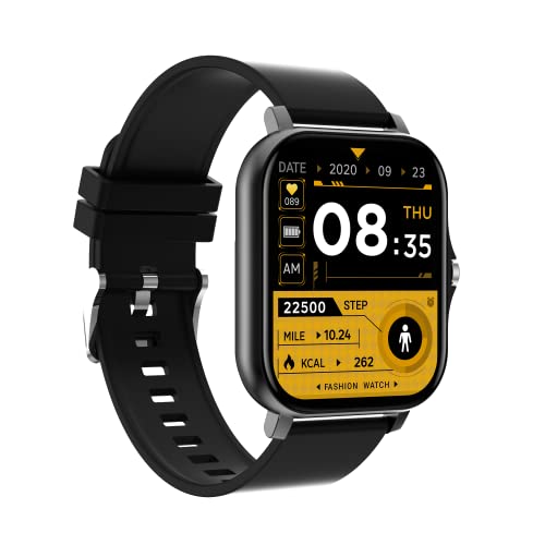 Fitness tracker, smart watch with heart rate, blood pressure, blood oxygen monitoring, sports tracker with pedometer and calorie counting for Android and IOS.Comes with silicone strap and steel band！