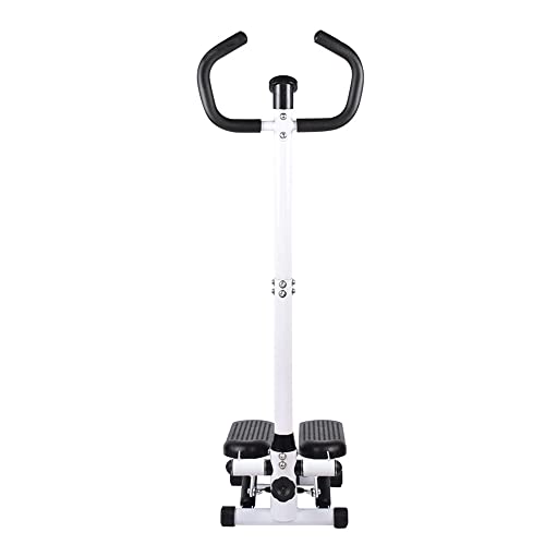 MAD HORNETS Step Fitness Machines Stair Stepper Machine with Handlebar Stair Stepper Fitness Workout Exercise Machine Cardio Equipment with Handle Bar and Digital Display and Resistance Bands