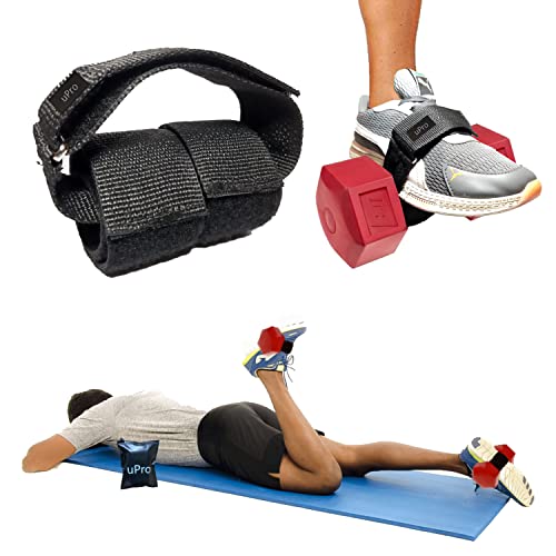 Weight Lifting Tibialis Trainer Foot Strap for Calf and Shin Workouts – Knees Over Toes Tibia Dorsi Calf Machine – Weight Lifting Tibialis Bar – ATG Shin Splint Relief Exercise (Strap & Carrying Bag)