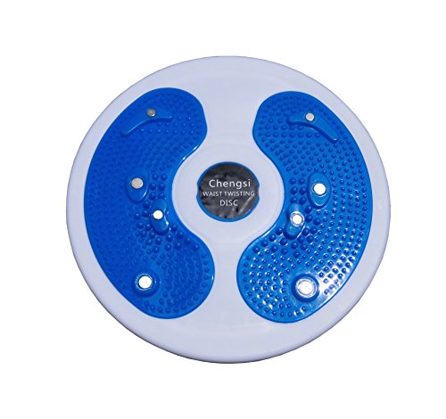 chengsi Twisting Waist Disc Bodytwister Ankle Body Aerobic Exercise Foot Exercise Fitness Twister Magnet Balance Rotating Board nyp01 (Blue Large)