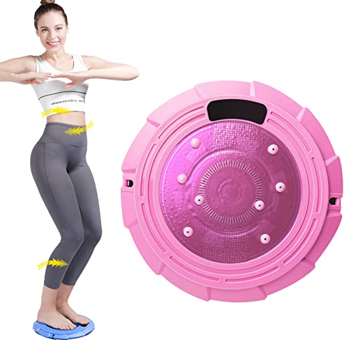 Ab Twister Board Acupressure Nodes Rotating Waist Twisting Disc for Exercise Waist Fitness Equipment Nodes (Pink)