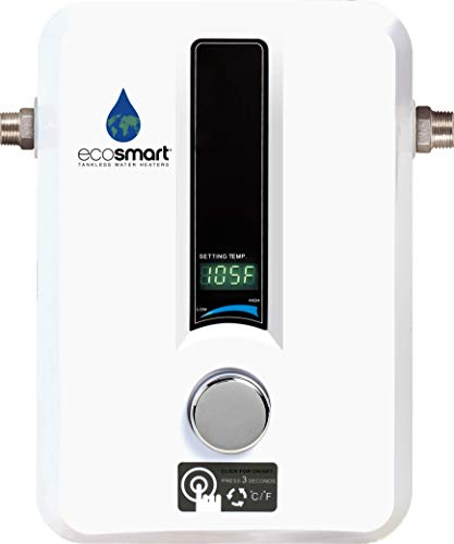 EcoSmart ECO 8 Tankless Water Heater, Electric, 8-kW – Quantity 1, 12 x 8 x 4