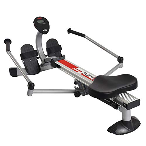 Stamina BodyTrac Glider 1050 Hydraulic Rowing Machine with Smart Workout App – Rower Workout Machine with Cylinder Resistance – Up to 250 lbs Weight Capacity