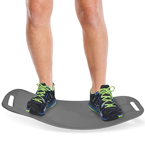 KoreFocus Balance Board – Fitness Balance Board for Adults | Premium Exercise Fit Board Maximizes Workout | Sturdy Travel Balance Board with Wide, Non-Slip Base | Home & Office Work Out Balance Board