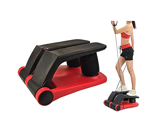 INTBUYING Stepper Climber Fitness Machine Resistant Cord Step Aerobics Machine Stair Stepper Exercise Equipment Exercise Slimming Machine