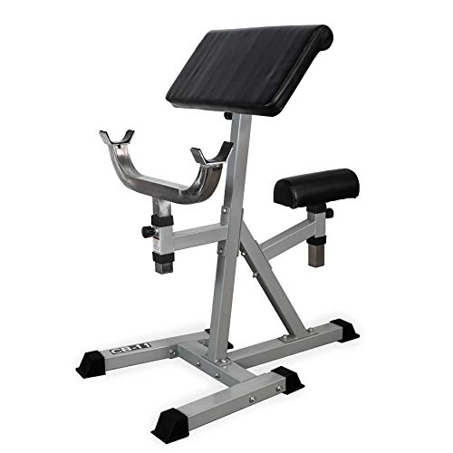 Valor Fitness CB-11 Standing Arm Curl Station for Strength Training w/Pivot and Contoured Arm Rest