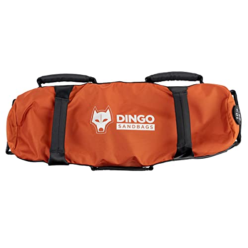 Dingo Sandbags for Fitness | Heavy Duty Workout Sandbag for Heavy Training – Supreme Quality and Durable (Small 15-33 Lbs / 5-15 Kg, Uluru Orange)