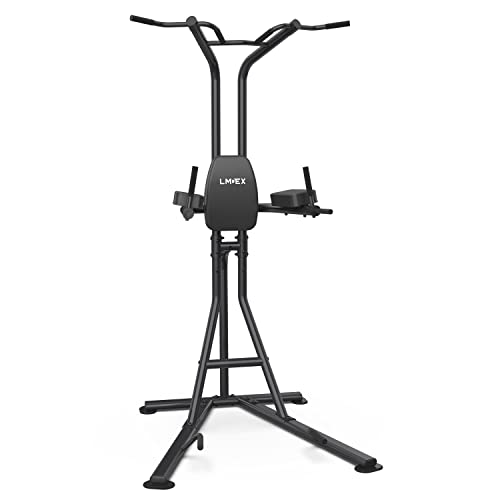 Lmdex Power Tower Dip Station,Multi-Function Pull Up Bar,Training Fitness Workout Dip Station for Home Gym Strength Training Workout Equipment