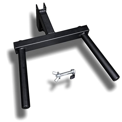 PRx Performance Y-Bar Dip Station Handles for Profile ONE 2×3 & PRO 3×3 Squat Racks, USA Made, Rack Mounted Dip Bar Attachments for Strength Training… (2×3 Dip Station)
