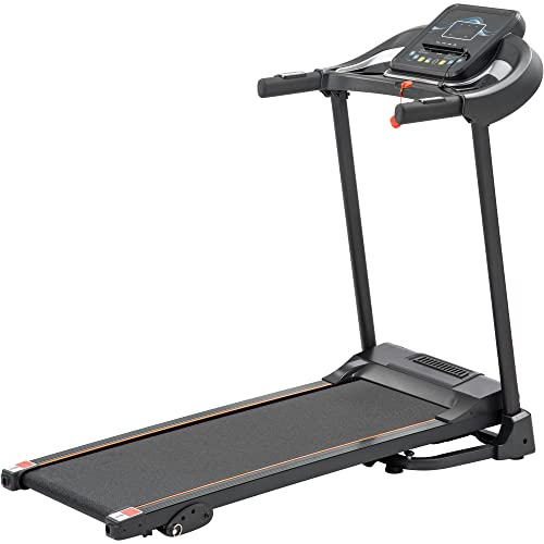 Electric Treadmill with Incline, 2023 Foldable Treadmills for Home, Treadmill 300 LB Capacity Workout Running Jogging Walking Machine, 2.5HP Portable Compact Treadmill with 12 Programs