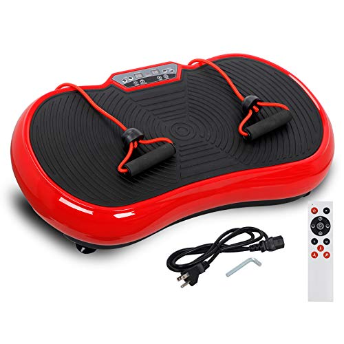 Nova Microdermabrasion Whole Body Fitness Vibration Plate Exercise Machine with Bluetooth Music Connection, Indoor/Outdoor Workout Trainer for Weight Loss Massage