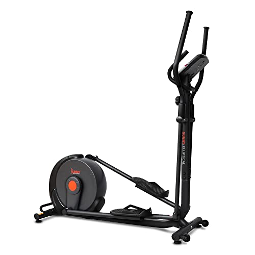 Sunny Health & Fitness Power Stride SMART Elliptical Machine Trainer with 16-Level Magnetic Resistance, Advanced Flywheel and Exclusive SunnyFit® App Enhanced Bluetooth Connectivity – SF-E321005