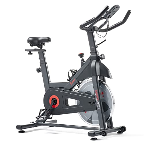 Sunny Health & Fitness Essential Connected Magnetic Resistance Indoor Cycle Bike and Exclusive SunnyFit® App and Smart Bluetooth Connectivity – SF-B122055
