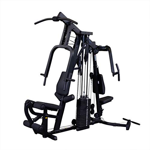 Body-Solid EXM2500B 210lb Stack Home Gym for Weight Training: Weider, Pec Fly and Tricep Machine, Cable Pulley System, Home Gym