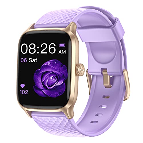 Smart Watch, Fitness Tracker with Heart Rate Monitor, Blood Oxygen, Sleep Tracking, 1.3 Inch Touchscreen Smartwatch for Android iOS Swimming Waterproof Pedometer Step Calories Tracker for Women Men