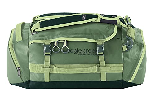 Eagle Creek Cargo Hauler 40L Duffel Bag for Travel with Made with Water-Repellent, Abrasion-Resistant TPU Fabric with Backpack Straps and U-Lid with Storm Flaps, Mossy Green