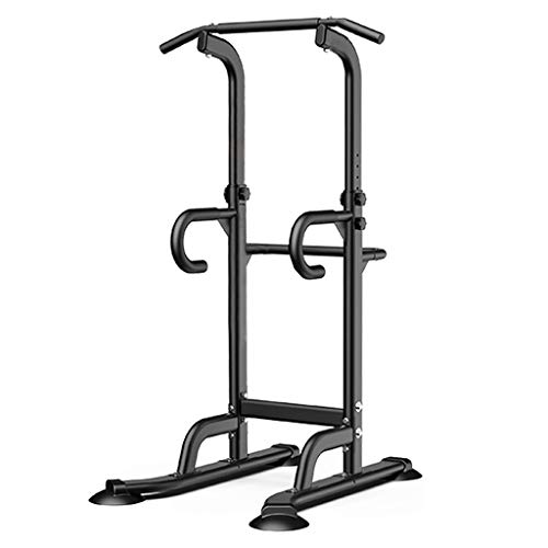 Kenxen Dip Stand, Power Tower Pull Up Bar Dip Station Adjustable Multi-Function Home Gym Strength Training Fitness Exercise Equipment Newer Version, 440LBS