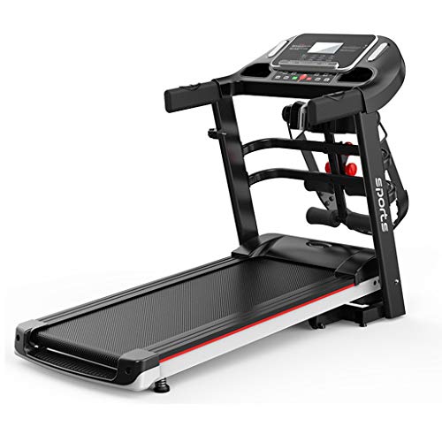 Treadmill Multifunctional 2.0HP Hydraulic Folding Ultra Silent with LCD Display Running Machine for Home Gym 220 Max Capacity