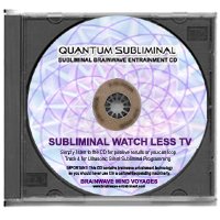 BMV Quantum Subliminal CD Watch Less TV: Stop Watching Television (Ultrasonic Subliminal Series)